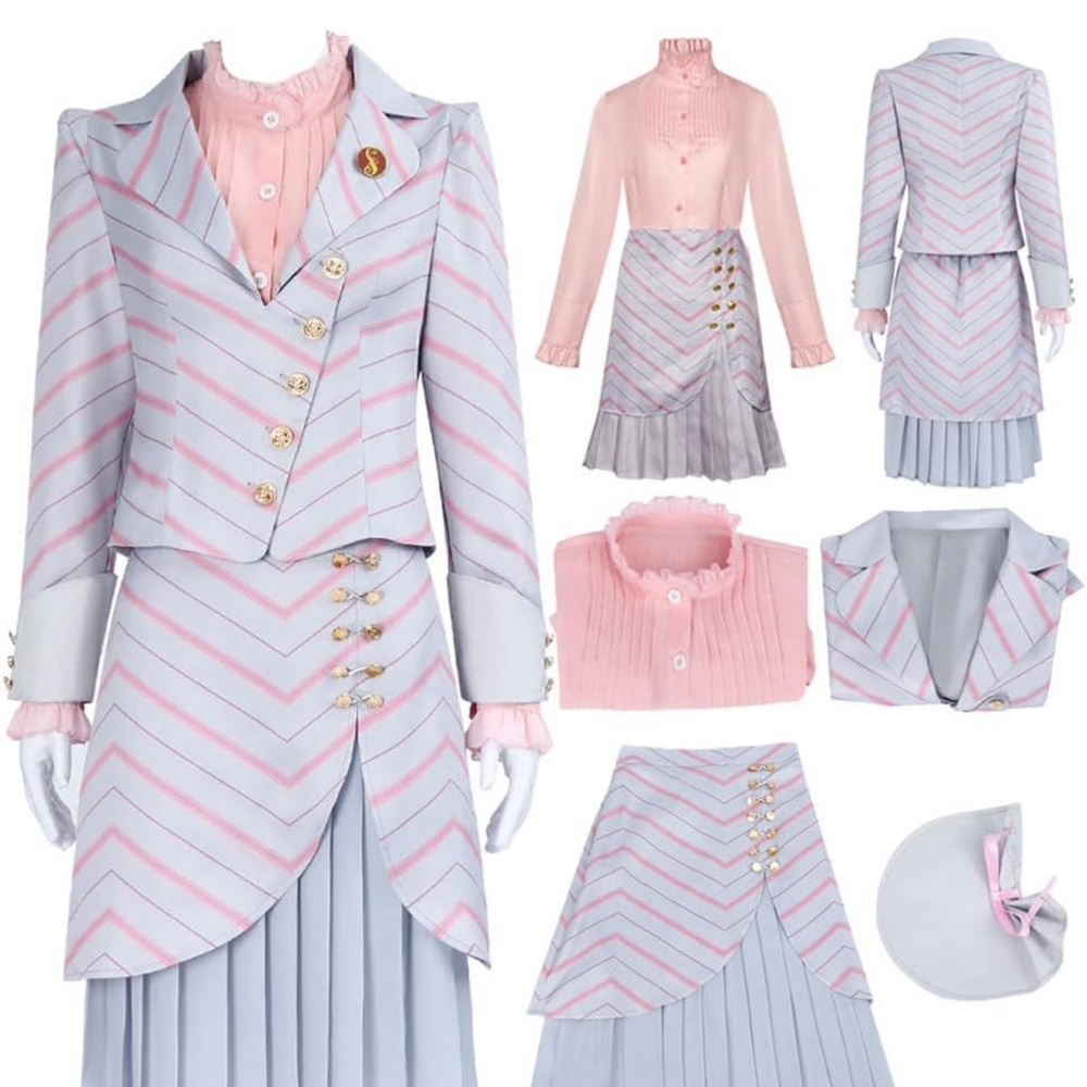 Cosplay Glinda Costume Halloween, new no tags